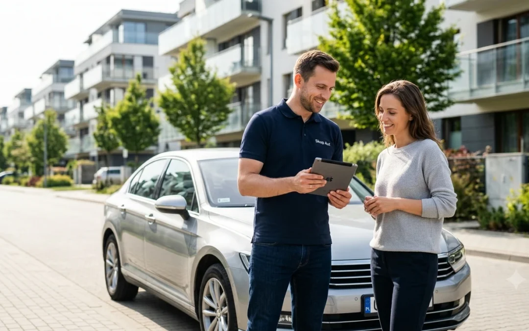 Skup aut za gotówkę Warszawa Białołęka – jak wygląda odbiór auta z osiedlowego parkingu?